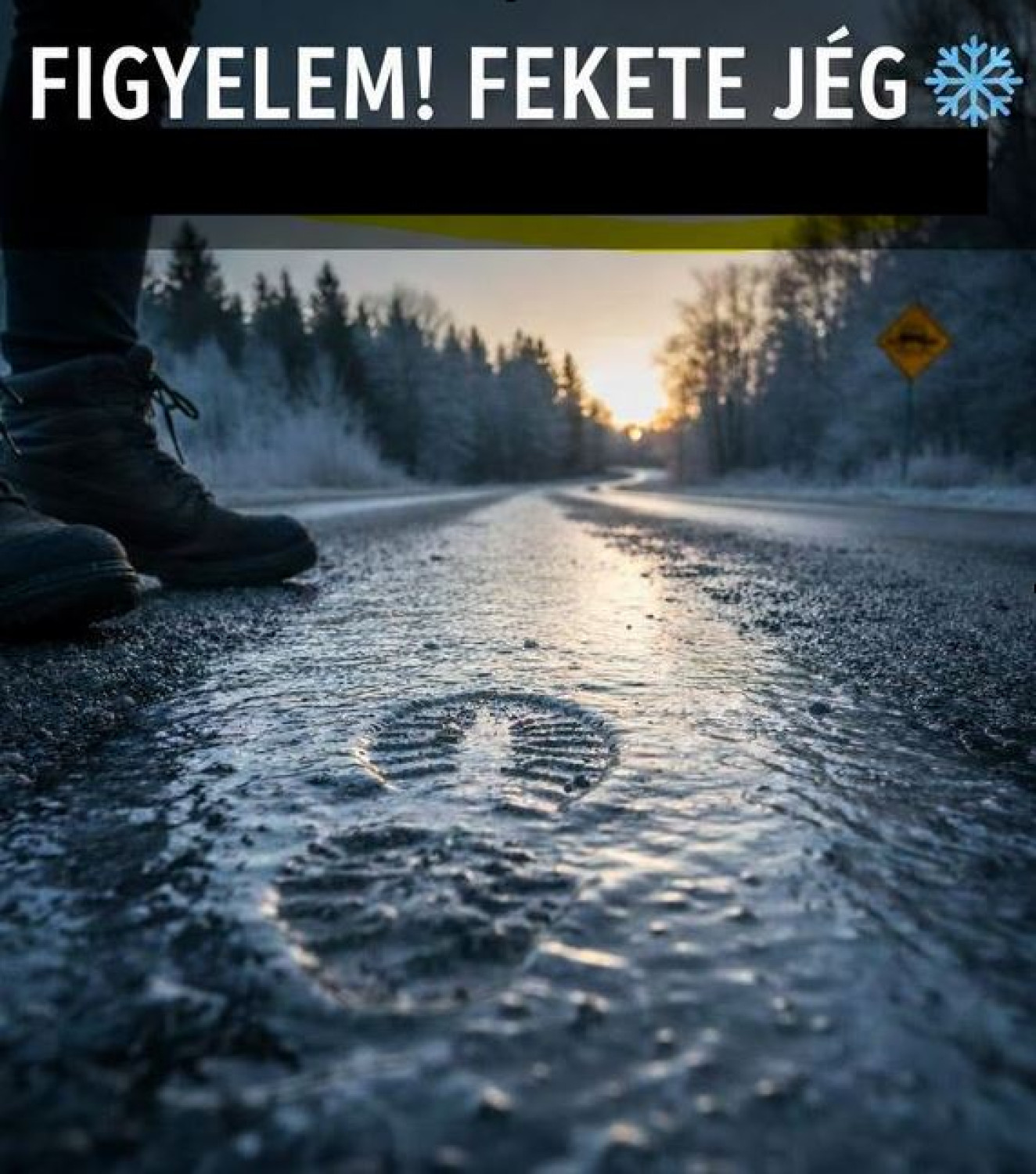 Kritikus időjárás, és egy új fogalom, amit érdemes megjegyezni: fekete jég