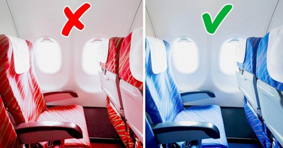 Ezért kék színűek az ülések minden repülőn