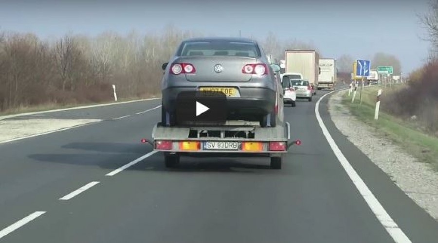 Ezt látni kell: a román sofőr mindenhol előz! (négyes főút, Abony elkerülő) 